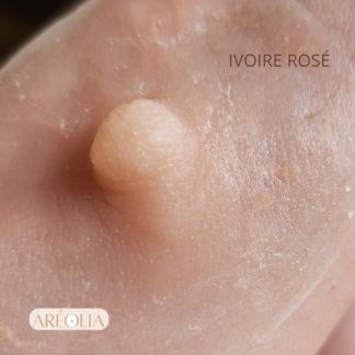 ✨Aréole Élégance - Duo Prothèses d’aréoles en silicone + kit de pose inclus - Ivoire Rosé, 5 cm